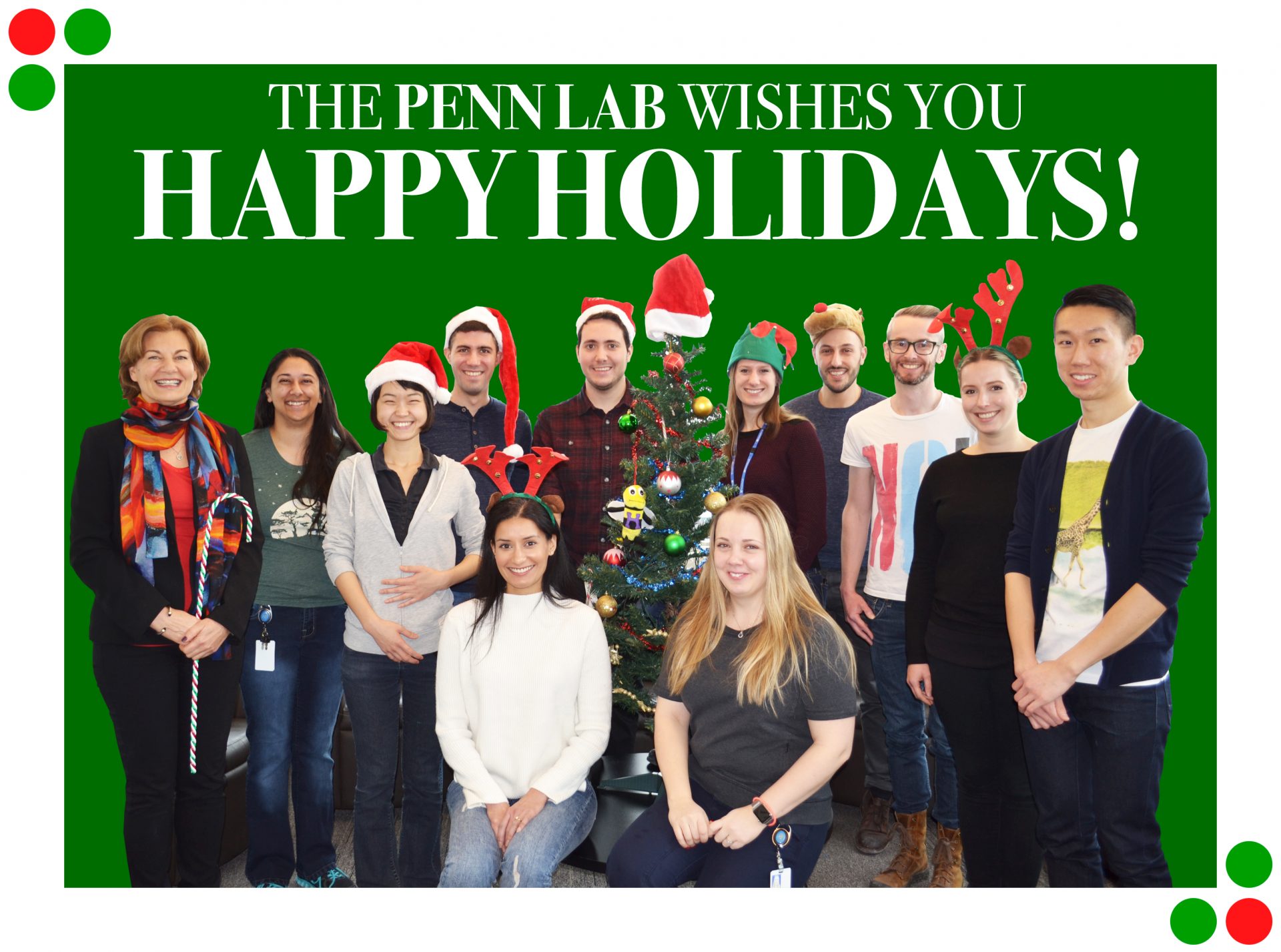 Season's Greetings from the Penn Lab Penn Lab